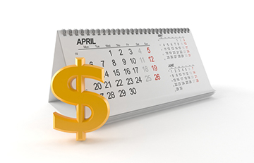 April tax deadline