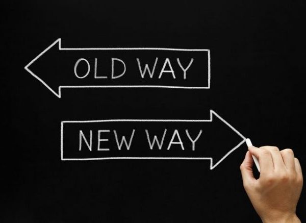 Old way versus the new way